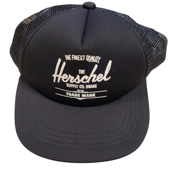 Herschel black mesh whaler cap - Picture 1 of 4